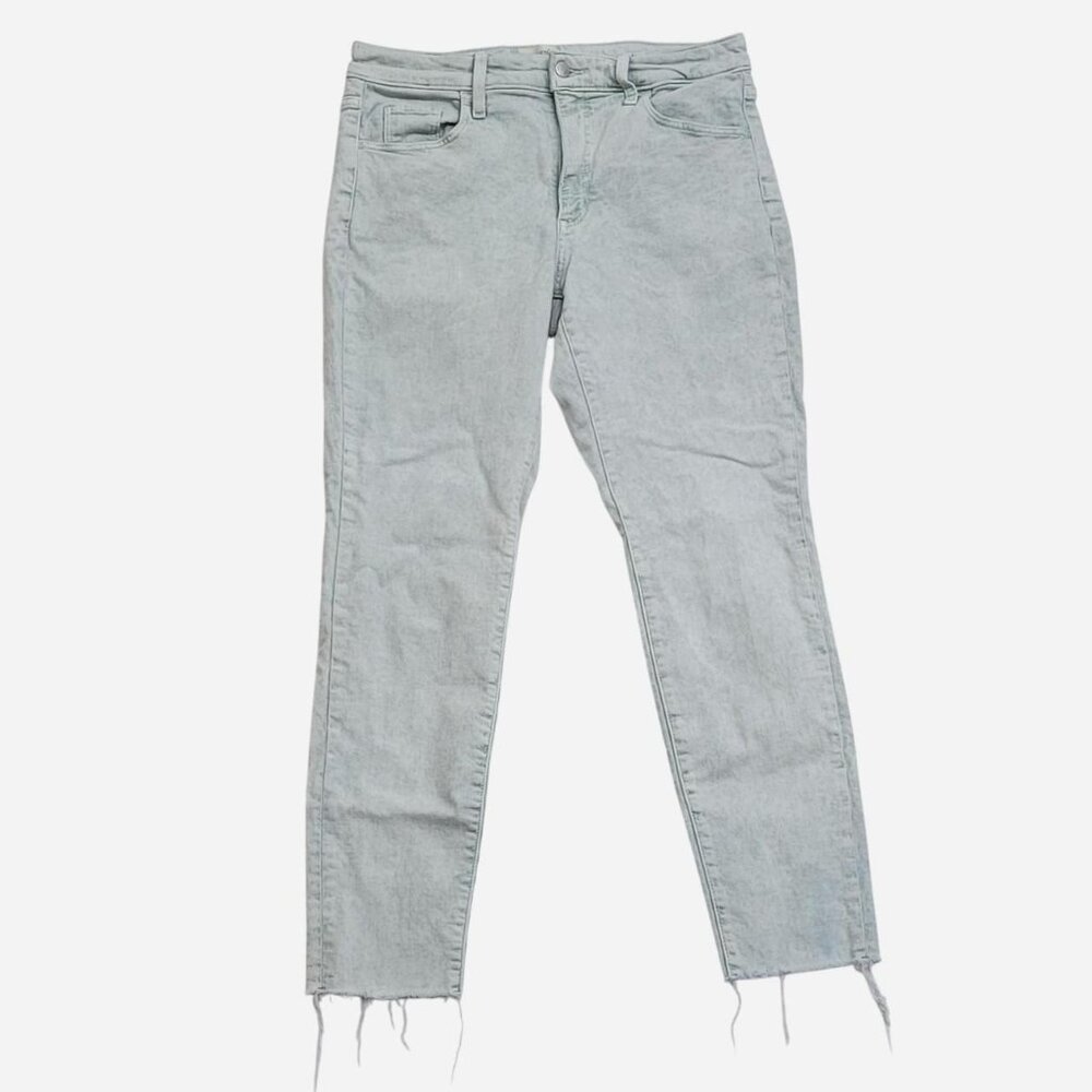 Universal Thread Women’s 8/29R High‑Rise Skinny Jeans Light Blue Raw Hem